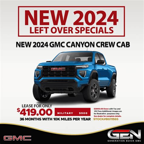 New Vehicle Specials | Generation Buick GMC