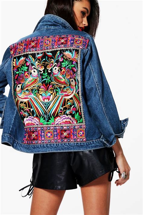 Embellished Denim Festival Jacket | Embellished denim, Festival jacket ...