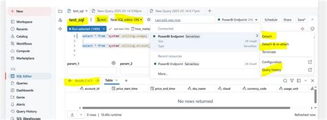 Azure Databricks SQL Editor 的图像结果