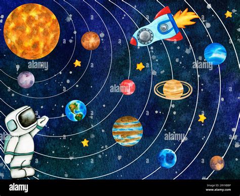 Space Planets Clip Art