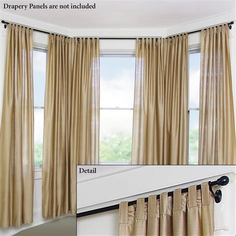 Pottery Barn Curtain Rods Bay Window at Natosha Guerro blog