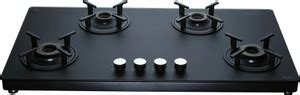 Elica SBF MATT LOTUS TKN 904 CT VETRO 2J BK Glass Manual Gas Stove ...
