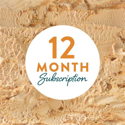 12 Month Ice Cream Subscription - Ice Cream Flavors of the Month Club ...