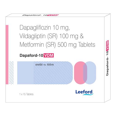 Dapaford Vdm 10mg Strip Of 15 Tablets: Uses, Side Effects, Price ...