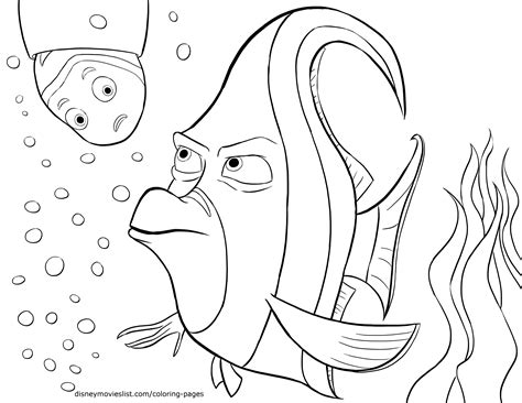 Finding Nemo Bruce Coloring Pages at GetColorings.com | Free printable ...