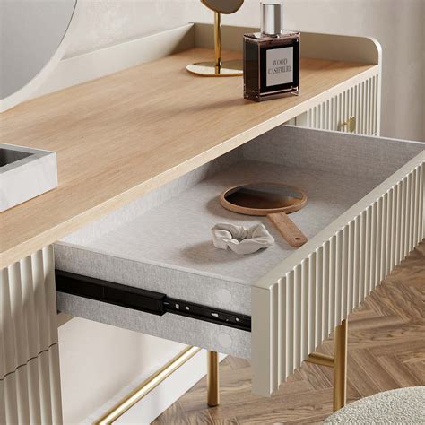Georgi 5 Drawer Dressing Table | Dunelm