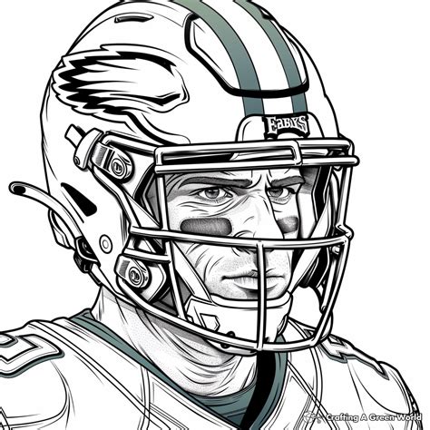 Nfl Coloring Pages Eagles