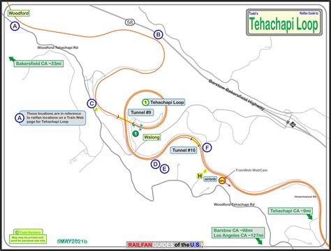 Railfan Guide to Tehachapi Loop CA