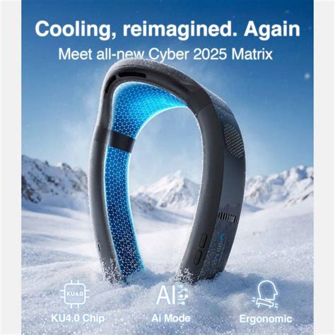 Torras Wearable Air Conditioner Coolify Cyber - Black - My Cooling Store