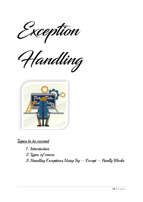 Exception Handling User Defined Functions / methods in python - Topics ...