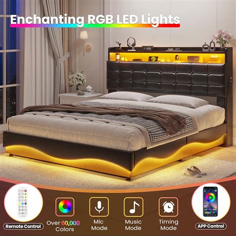ADORNEVE Lift Up Storage Queen Bed Frame with Type-C India | Ubuy
