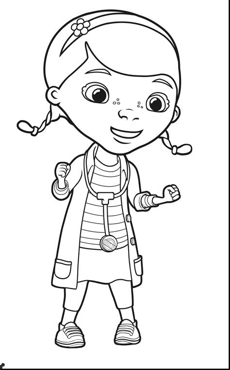 Doc Mcstuffins Lambie Coloring Pages at GetDrawings | Free download