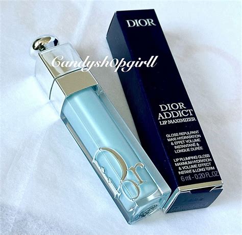 NEW Dior Addict Lip Maximizer Gloss (065 Icy Blue) 6ml ~VERY LIMITED ...