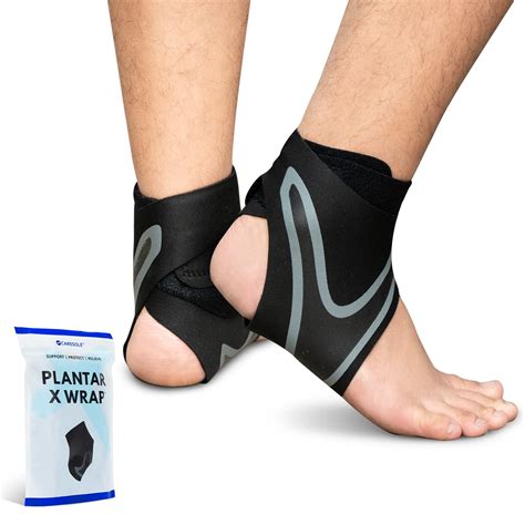 Amazon.com: Caresole Plantar X Wrap - (Small - Medium Size) Compression Ankle Support for Men ...