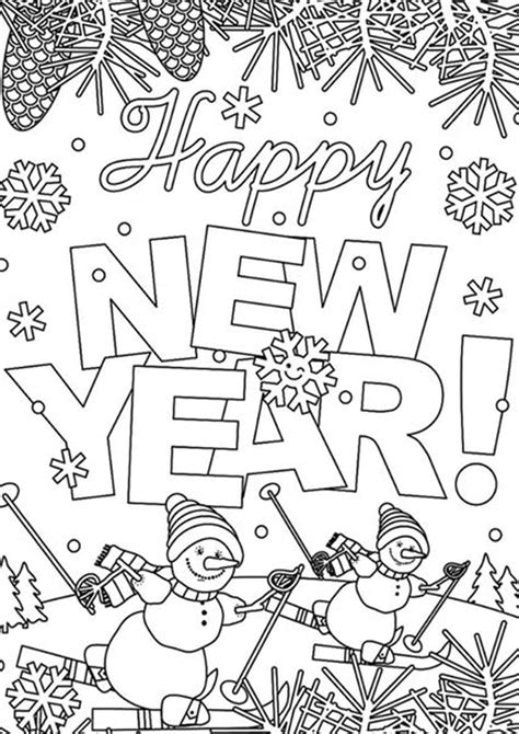Printable New Year Coloring Pages - prntbl.concejomunicipaldechinu.gov.co