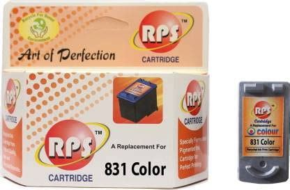 RPS 831 Color Combo Pack Ink Cartridge (Black + Tri Color) : Amazon.in ...