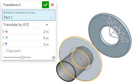Image result for Onshape Move Part