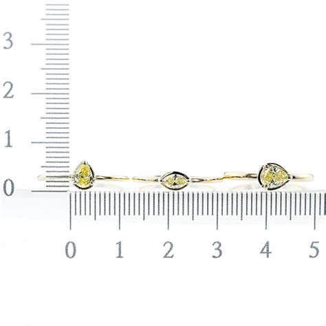 イエローダイヤモンド リング 0.07～0.55 FANCY LIGHT YELLOW～FANCY INTENSE YELLOW I1～VS1 ...
