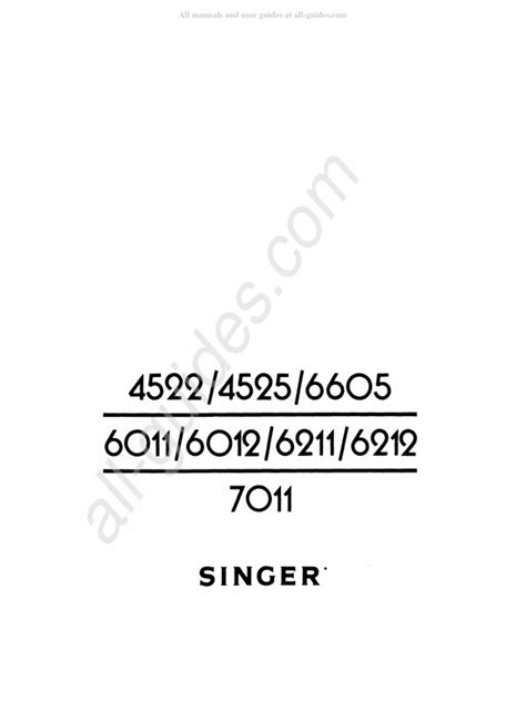 Image result for Singer Sewing Machine Operating Manuals 4530C