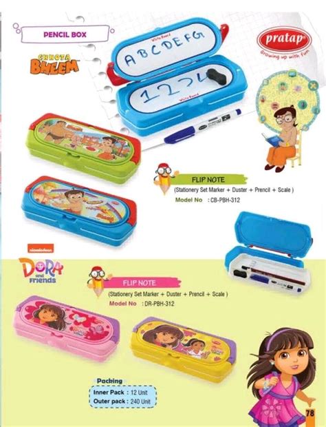 Pratap Flipnote Pencil Box