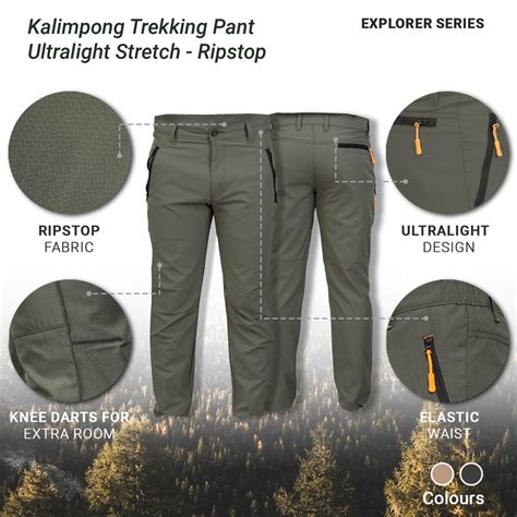 Kalimpong Trekking Pants Ultralight Stretch - Ripstop