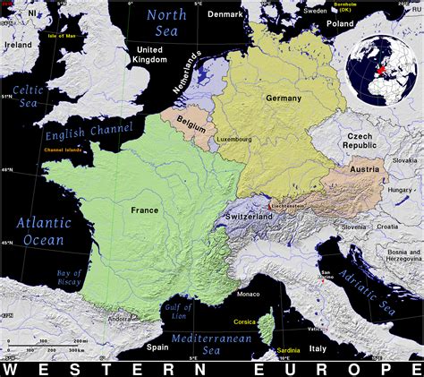 Western Europe · Public domain maps by PAT, the free, open source, portable atlas