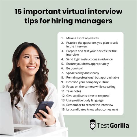 Virtual interview tips for hiring managers - TestGorilla