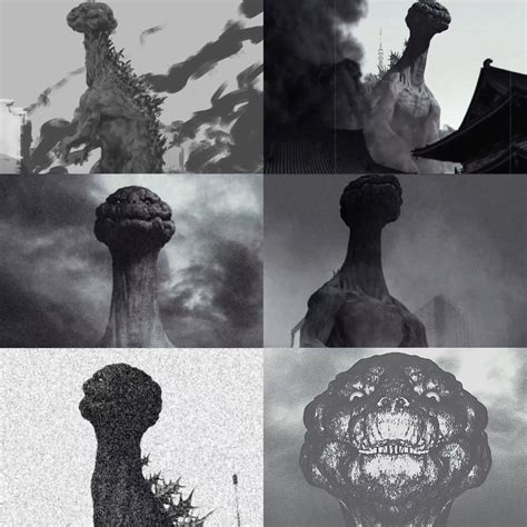 Godzilla Concept Art 1954