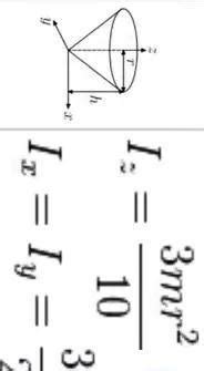 Explain moment of inertia of hollow cone - Brainly.in