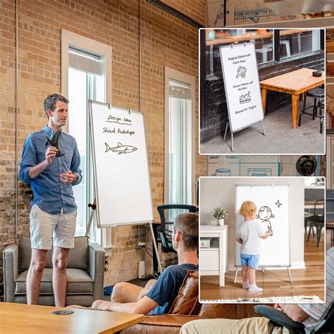 Easel Whiteboard - Magnetic Portable Dry Erase Easel Board 36 x 24 ...