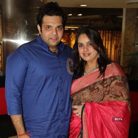 Sumit Sawhney poses with wife during Abraxas Lifestyle magazine's 1st ...
