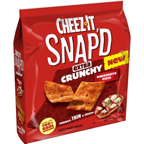 Cheez-It® Snap'd® Extra Crunchy Margherita Pizza Crackers - SmartLabel™