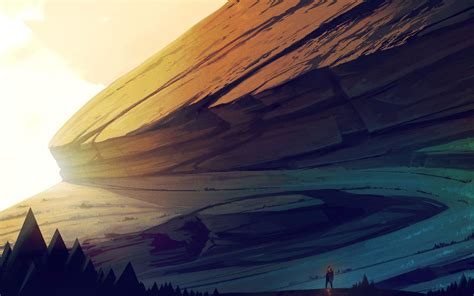 Download wallpaper 1920x1200 lonely, loneliness, rock, road widescreen ...