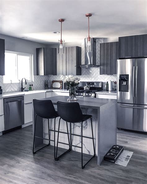 decorating ideas for grey kitchen