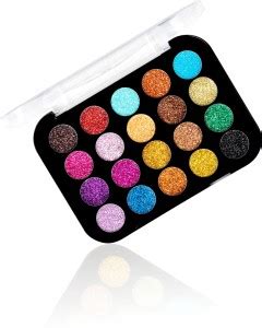 Shryoan 20 Glitter Shades Eyeshadow Palette | Highly Pigmented ...