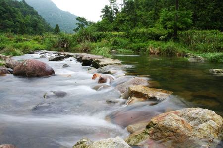 美丽的小溪流水美景摄影图片_大图网图片素材