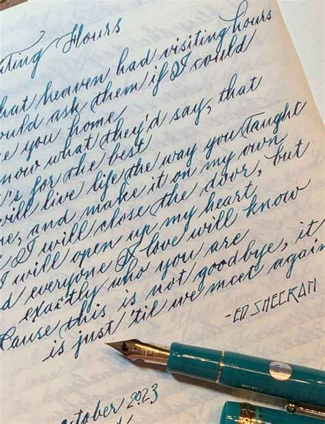 Fountain Pen on Paper