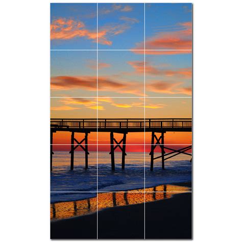 Picture-Tiles.com Bridge Photo 4.25'' x 4.25'' Satin Ceramic Decorative ...