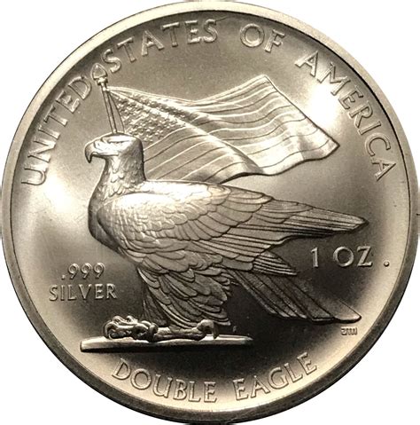 1 oz Silver (Mercanti Double Eagle) - United States – Numista