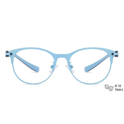 Buy Kids Glasses: Blue Sky Blue Full Rim Cat Eye Kids 8-12 yrs Lenskart ...