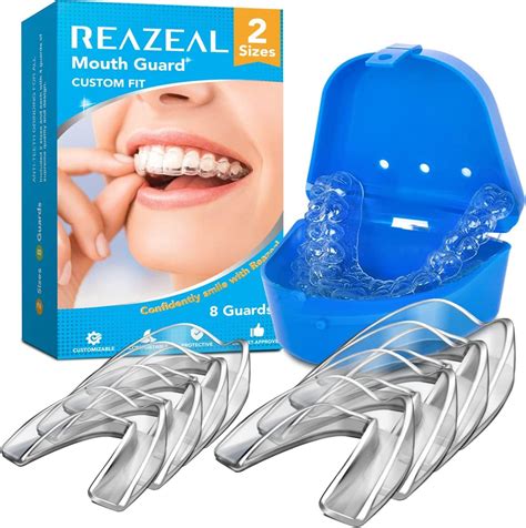Mouth Guard for Grinding Teeth and Clenching Anti Grinding Teeth Custom Moldable Dental Night ... - night guard for grinding