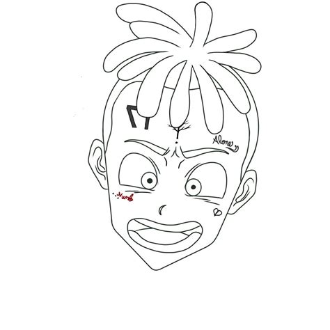 Xxxtentacion Drawing Easy