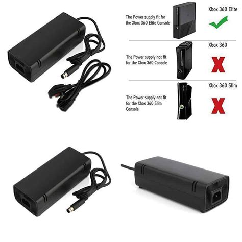 Xbox 360 Pro Power Supply Microsoft Xbox 360 S Slim AC Adapter Power