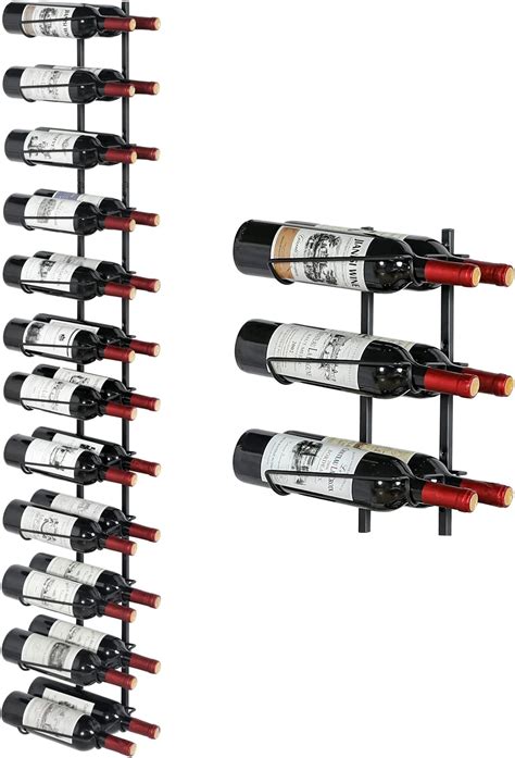 Amazon.com: FLstudio Wall Mount Wine Rack: Wall Mounted Wine Holder for ...