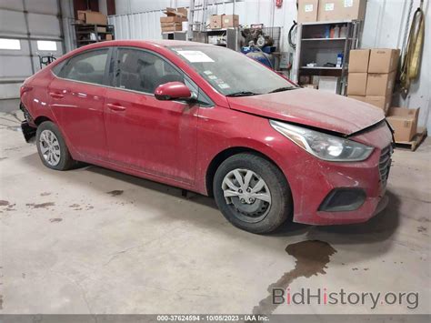 Report 3KPC24A30KE061124 HYUNDAI ACCENT 2019 Red Gasoline - price and damage history