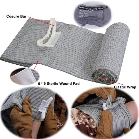 Buy GRULLIN IFAK Trauma First Aid Kit, Tactical Molle Military ...