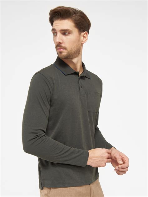Long Sleeved Polo Shirt