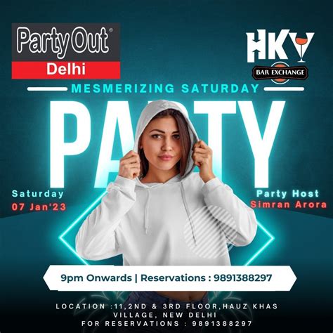 Mesmerizing Saturday By Party Out Delhi, Vapour Bar Exchange HKV, New ...