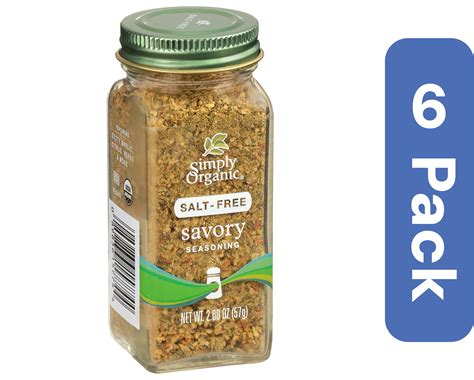 Simply Organic Seasoning Savory 2 oz (Pack Of 6) - Walmart.com