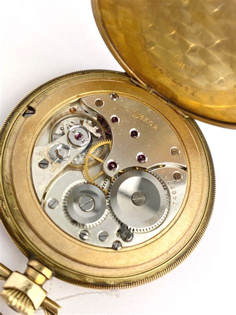 Omega Pocket watch Vintage 14ct Gold Sector Dial Taschenuhr | Vintage ...